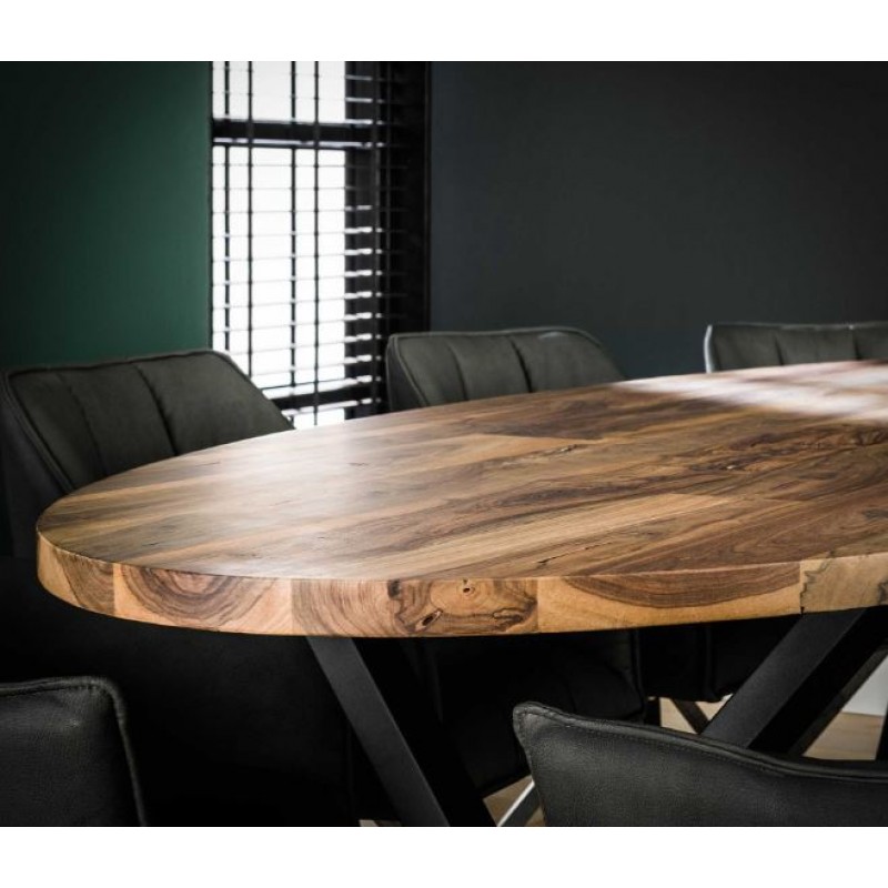 ZI Daytona Dining Table 270cm Dark Grey